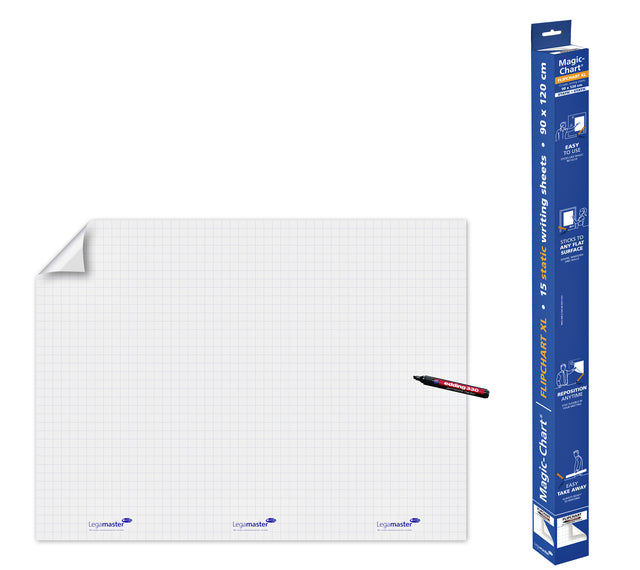 Legamaster - Magic chart legamaster flipchart 90x120cm wt ruit