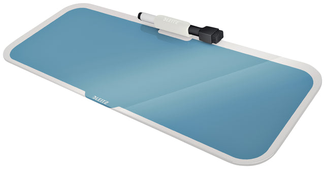Sous-main en verre leitz cosy blue | 4 pièces