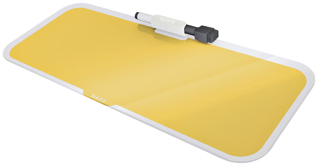 Sous-main en verre leitz cosy jaune | 72 pièces