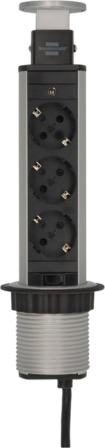 Brennenstuhl - Stekkerdoos brennenstuhl toren 3vdig 2m zwart/zi