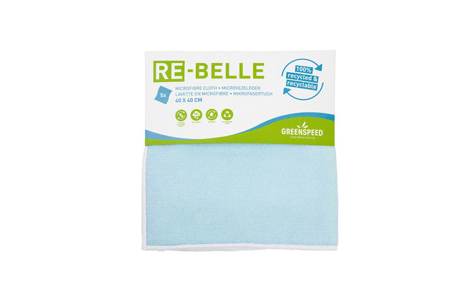 Greenspeed - Microvezeldoek re-belle 40x40cm blauw