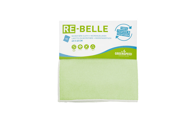 Greenspeed - Microvezeldoek re-belle 40x40cm groen
