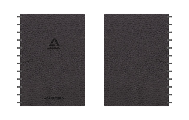 Aurora - Schrift adoc business a4 lijn 144pag 90gr zwart | 10 stuks