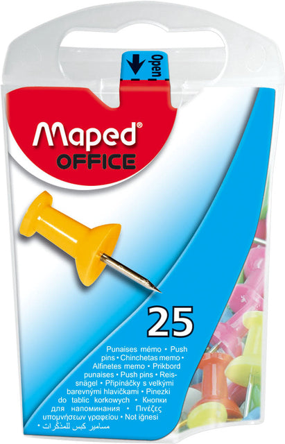 Maped Office - Push pins maped kleur 25 stuks