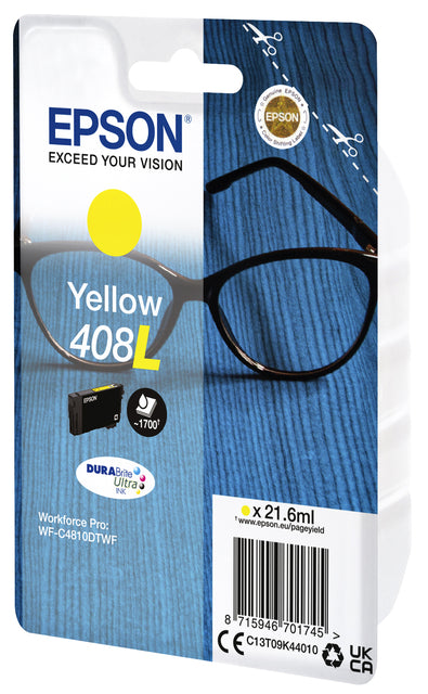 Cartouche d'encre epson t09k440 408l jaune | 8 pièces