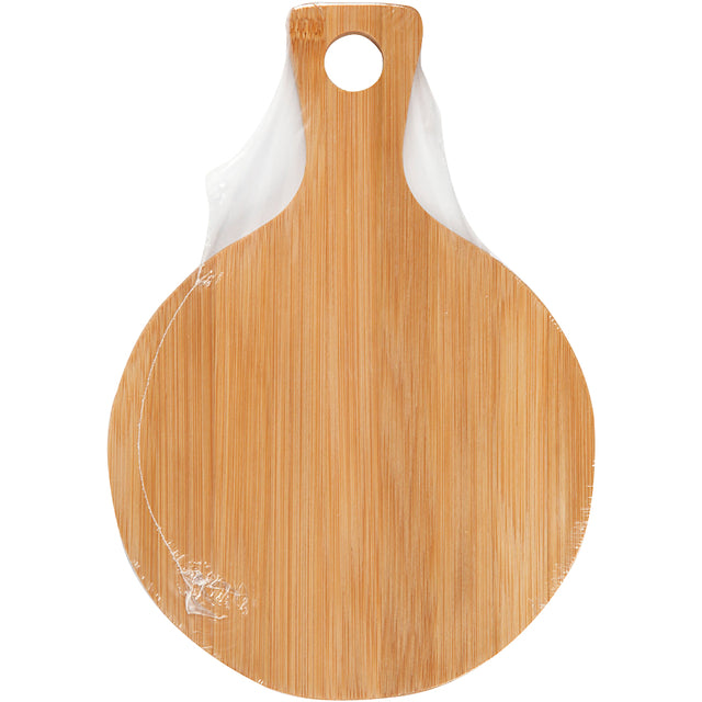 Creotime - Snijplank crea com d 17cm lengte 24cm bamboe | 8 stuks