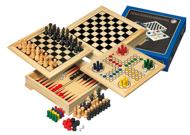 Boîte à jeux en bois