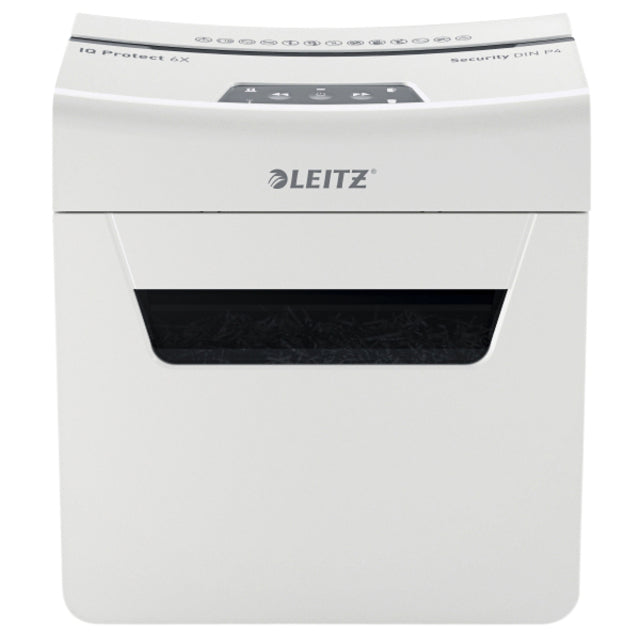 Destructeur de papier Leitz IQ Protect Premium 6X P4 détruit