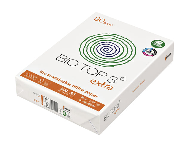Papier copie BioTop 3 A3 90gr naturel 500 feuilles