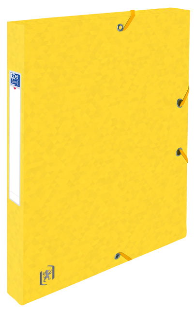 Elastobox Oxford Top File+ A4 25mm jaune