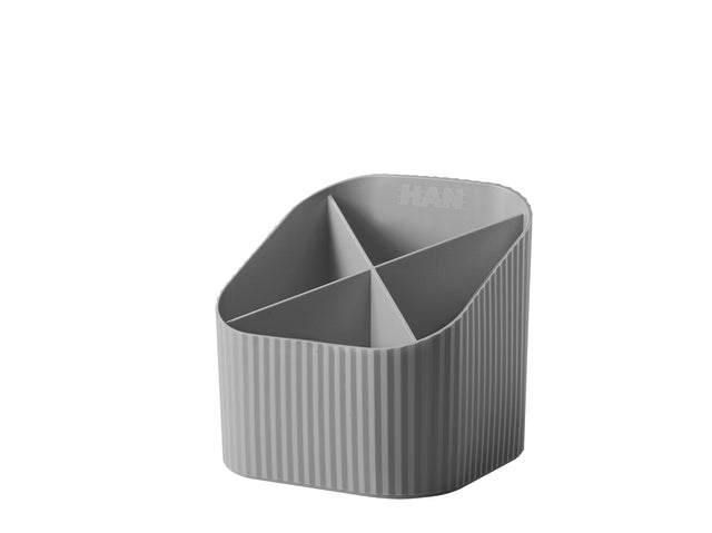HAN - Pennenkoker han re-loop 4 vaks grijs | 6 stuks