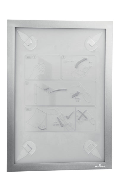 Durable - Duraframe durable 484323 a4 zilver