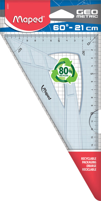 Dessin triangle Maped 21cm 60 degrés