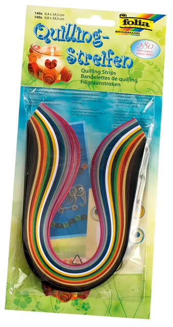 Folia - Filigraanstrk folia 0.4x34.5cm en 0.8x34.5cm 280st