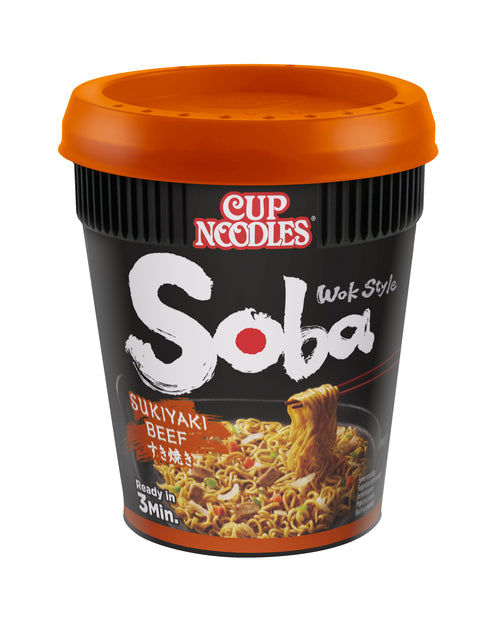 Nouilles Nissin Soba coupe de boeuf sukiyaki | 8 pièces