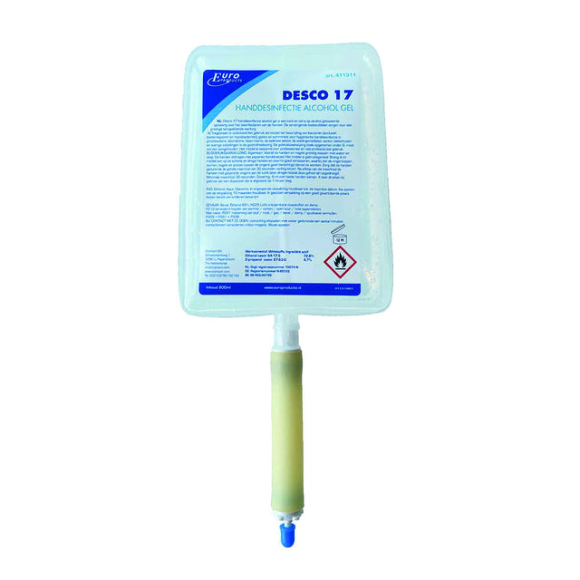 Gel pour les mains Euro 800ml | 6 morceaux