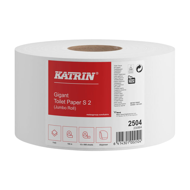 Katrin - Toiletpapier katrin gigant s 2laags 150m wit