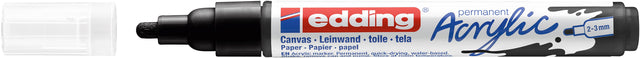 Marqueur acrylique edding e-5100 moyen noir