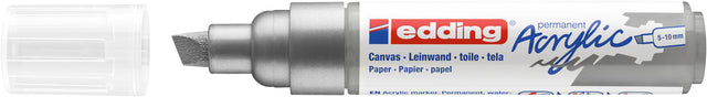 Marqueur acrylique edding e-5000 large argent