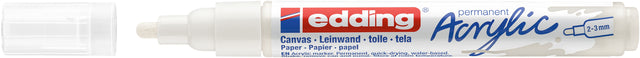 Marqueur acrylique edding e-5100 blanc trafic moyen