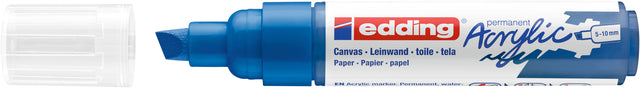 Marqueur acrylique edding e-5000 large bleu gentiane