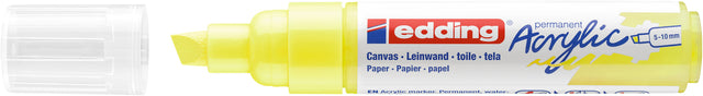 Marqueur acrylique edding e-5000 jaune fluo large