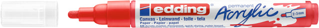 Marqueur acrylique edding e-5100 rouge trafic moyen