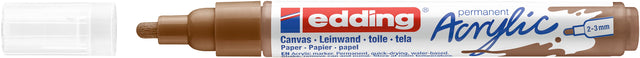 Edding - Acrylmarker edding e-5100 m hazelnoot | 10 stuks