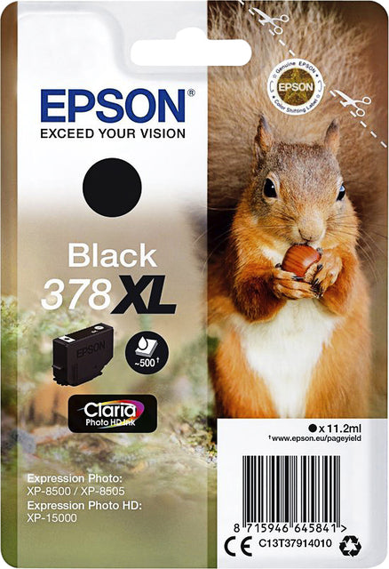 Cartouche d'encre Epson 378XL T3794 noire