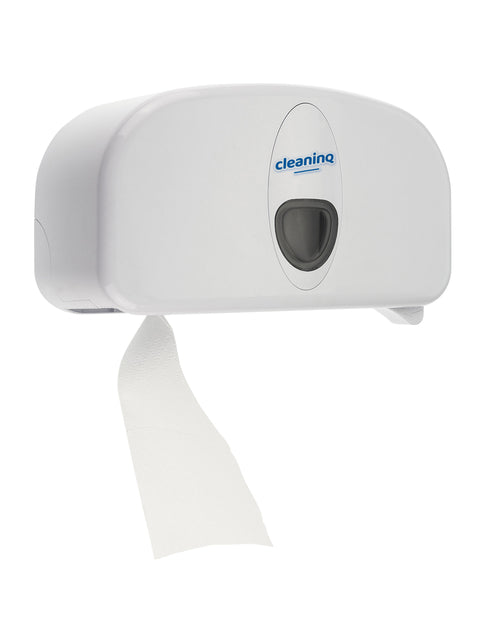 Cleaninq - Dispenser cleaninq duo toiletpapier wit