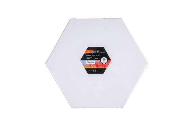 Conda - Canvas conda hexagon 30 cm gebleekt katoen