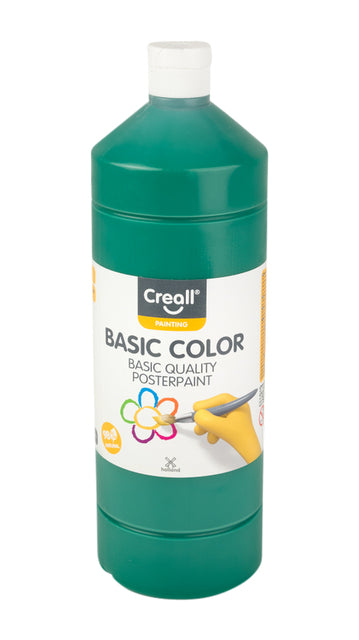 Creall - Plakkaatverf creall basic donkergroen 1000ml | 6 stuks