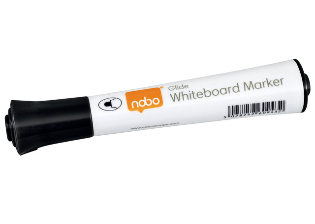 Nobo - Whiteboardmarker nobo glide rond zwart 2mm | 10 stuks