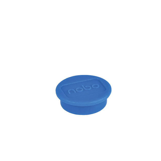 Nobo - Magneet nobo 13mm blauw 10 stuks