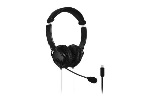 Kensington - Hoofdtelefoon kensington usb-c hi-fi mic zwart