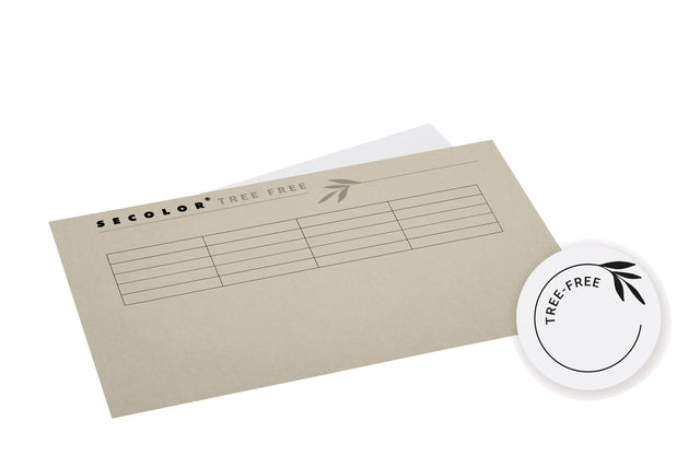 Djois - Vouwmap djois tree-free folio gelijk 226gr beige