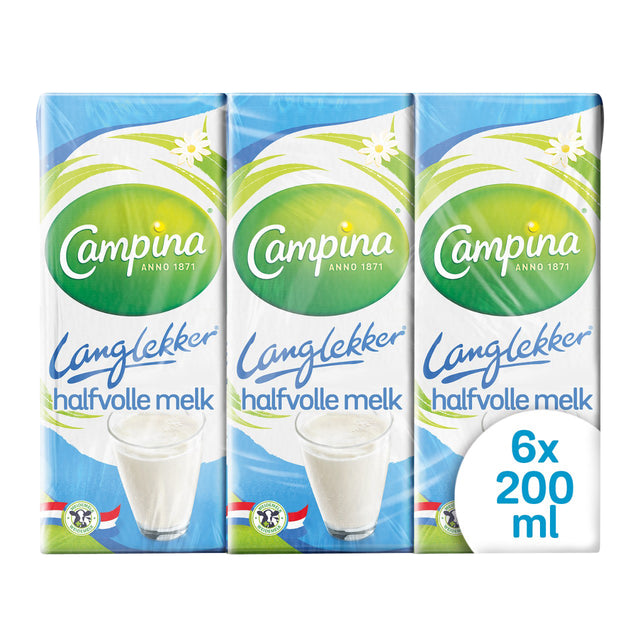 Campina - Melk campina langlekker halfvol 20cl