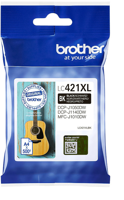 Brother - Inktcartridge brother lc-421xlbk zwart | 5 stuks