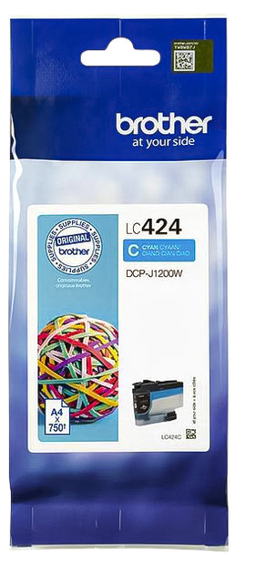 Brother - Inktcartridge brother lc-424c blauw | 5 stuks
