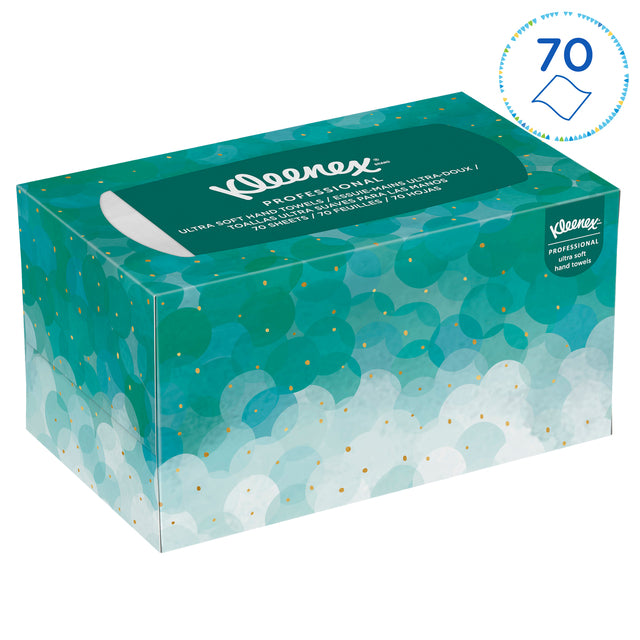 Kleenex - Handdoek kleenex ultra 1laags 226x254mm wit