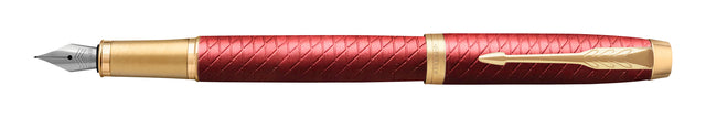 Stylo plume Parker IM Premium rouge profond GT fin