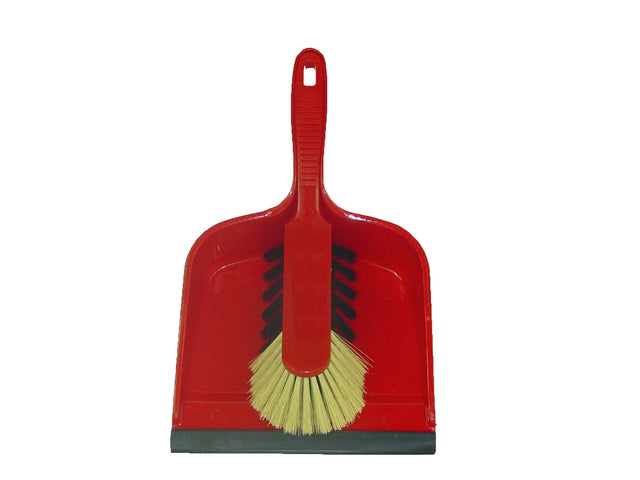 Cleaninq - Stofblikset cleaninq kunststof 23x21cm rood