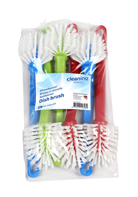 Cleaninq - Afwasborstel cleaninq professioneel assorti 6st