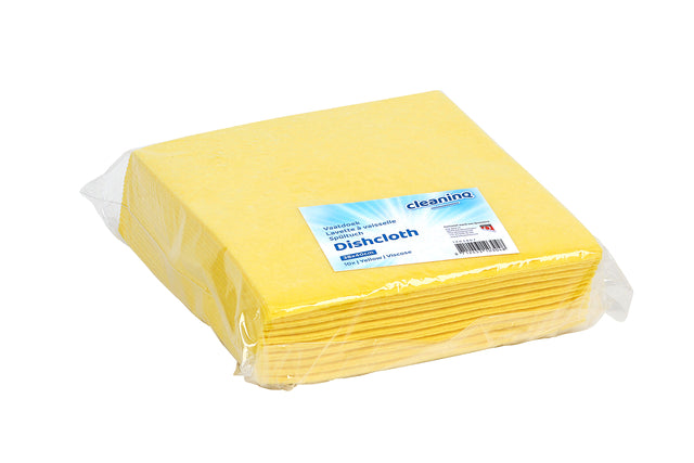 Cleaninq - Werkdoek cleaninq non-woven 38x40cm geel