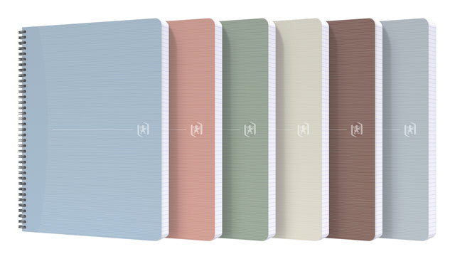 Bloc spirale Oxford My Rec'Up ligne A4 90 feuilles assorties | 5 pièces