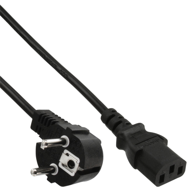 InLine - Kabel inline stroom c13 rt - cee7/7 hs 1.8m zwart | 60 stuks