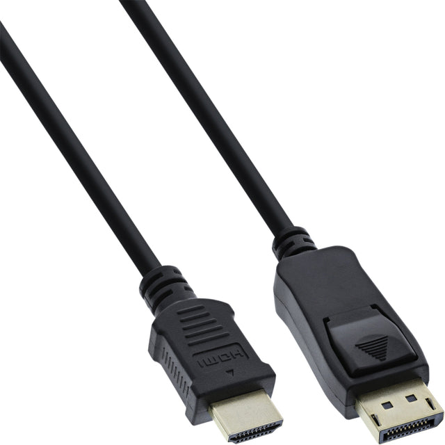 InLine - Kabel inline displaypt hdmi 4k m/m 2 m zwart