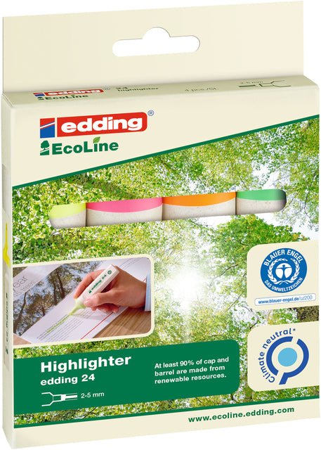 Marqueur edding 24 Ecoline assorti