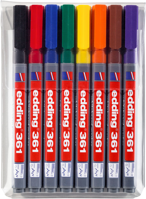 Edding - Whiteboardmarker edding 361 rond 1mm assorti
