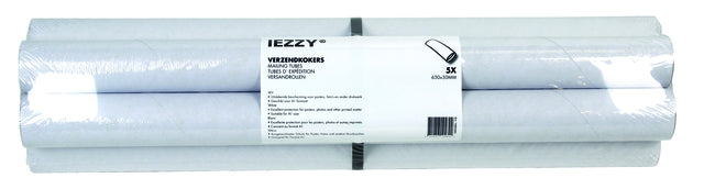 Tube d'expédition IEZZY A1 650x50mm avec bouchons 5 pièces